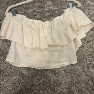 Target white off the shoulder top